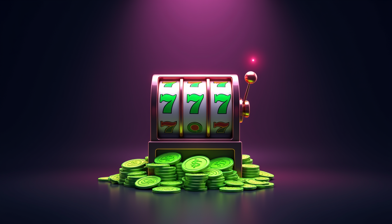Slot game interface on idn togel showing reels and paytable